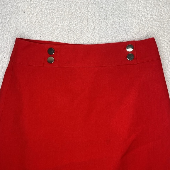 NWT Loft Red Skirt: Size 2 - Picture 3 of 6